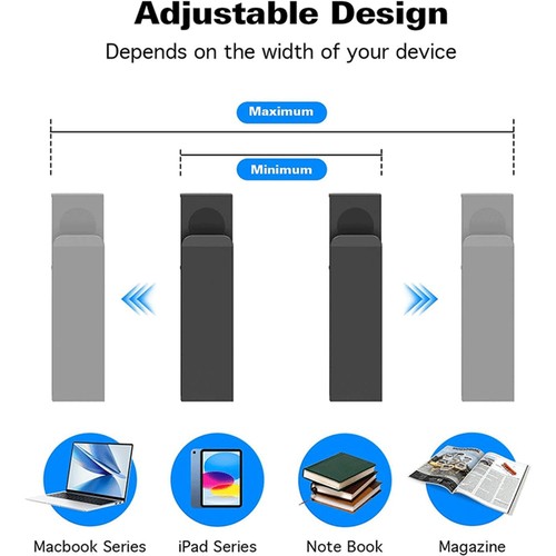 Laptop Holder Adjustable Desk Side No Drill Desk Side Storage Q6Q38836 - Afbeelding 5 van 5
