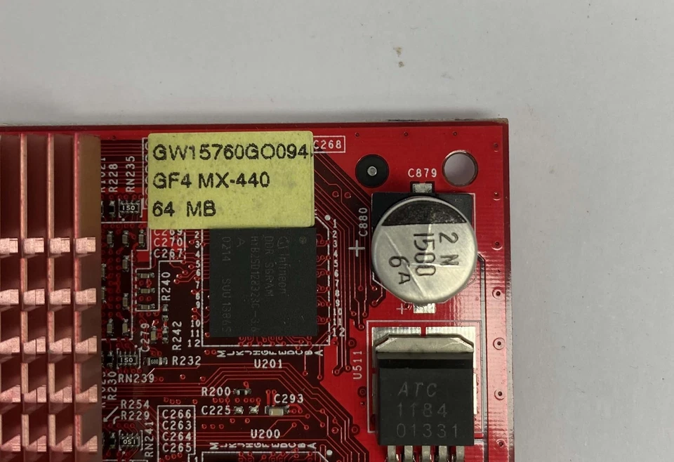 64MB Gainward nVidia Geforce4 MX-440 VGA / Video Graphics Video Card - Image 2 of 4