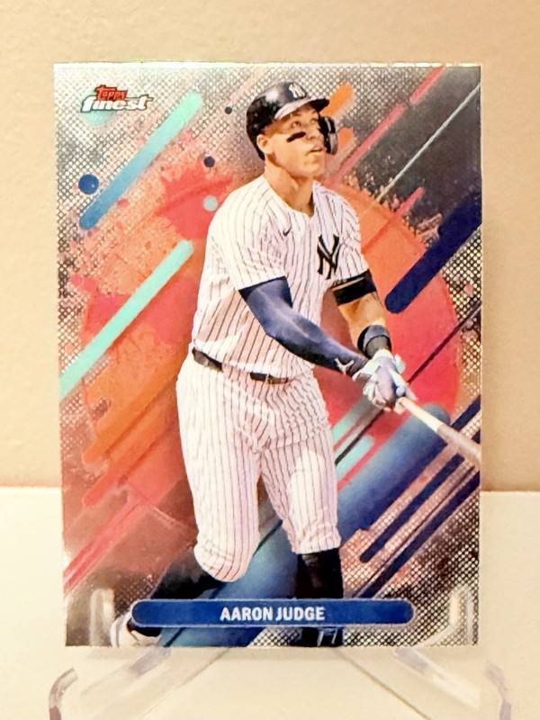 2025 Topps Finest Aaron Judge Rare # 205–New York Yankees