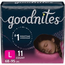 GoodNites Youth Youth Absorbent Underwear Large 68 to 95 lbs. 53363 11 Ct