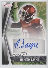 2022 SAGE Low Series Auto Black Raheem Layne #A-RL Auto 2b2