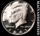 2005-S Silver Kennedy Half Dollar - Choice Gem Proof  Lustrous  #K4202