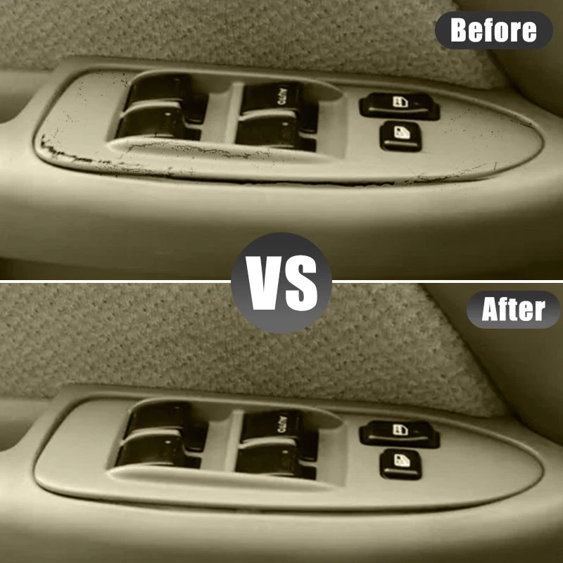 Painel moldura interruptor mestre janela de energia frontal esquerda bronzeado para 1997-2001 Toyota Camry - Imagem 4 de 4