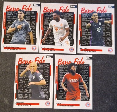 Topps Bayern Team Set 2025/26 Bona Fide Baller Alle 5 Karten