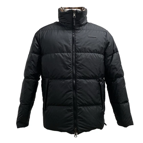 Piumino originale BURBERRY LONDON ENGLAND 8058546 poliestere nero marrone