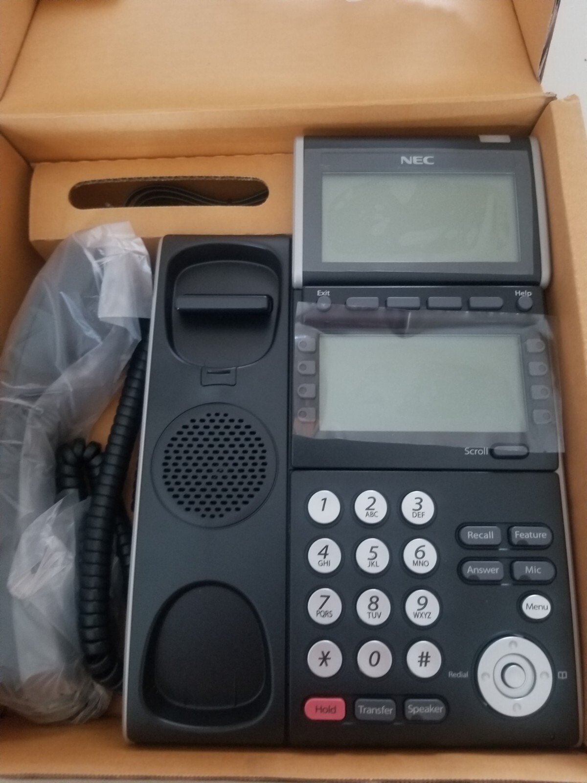 NEC DTL8LD1(BK)TEL DLV(XD)ZY(BK) DT300 Series Phone eBay