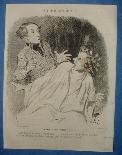 CHD 0755 DAUMIER 1844 HUMOR - SCHÖNE TAGE DES LEBENS - FRISEUR LOCKENWICKLER