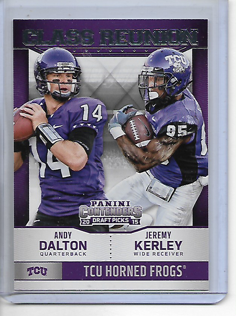 2015 Panini Contenders Draft Picks Andy Dalton / Jeremy &hellip;
