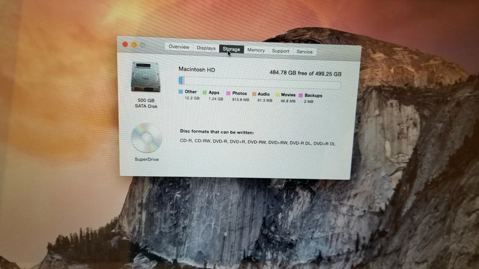 Apple MacBook Pro Core i7-3615QM Quad-Core 2.3GHz 8GB 500GB 15.4" Silver - Image 4 of 4