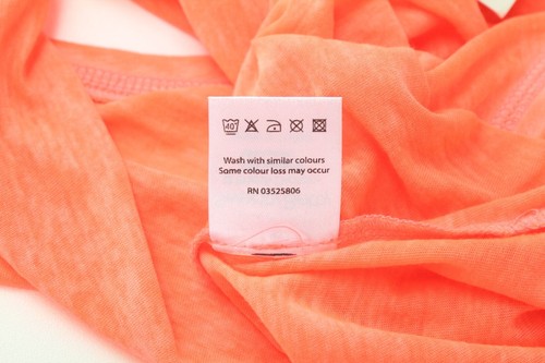 SWEATY BETTY Crop Hoody Vest Women T-Shirt XL Orange Sleeveless Hooded Sport - Picture 8 of 8