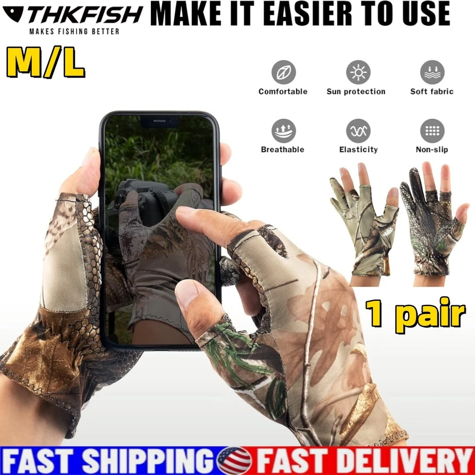 Fishing Gloves Men Waterproof Winter Fishing Gloves Waterproof Fishing Gloves - Image 2 of 4