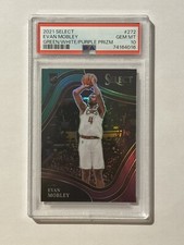 2021 Select Evan Mobley Green White Purple PSA 10