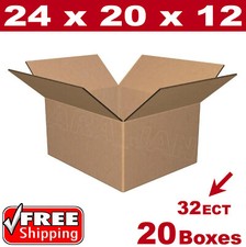 20 - 24x20x12 Cardboard Boxes Mailing Packing Shipping Box Corrugated Carton
