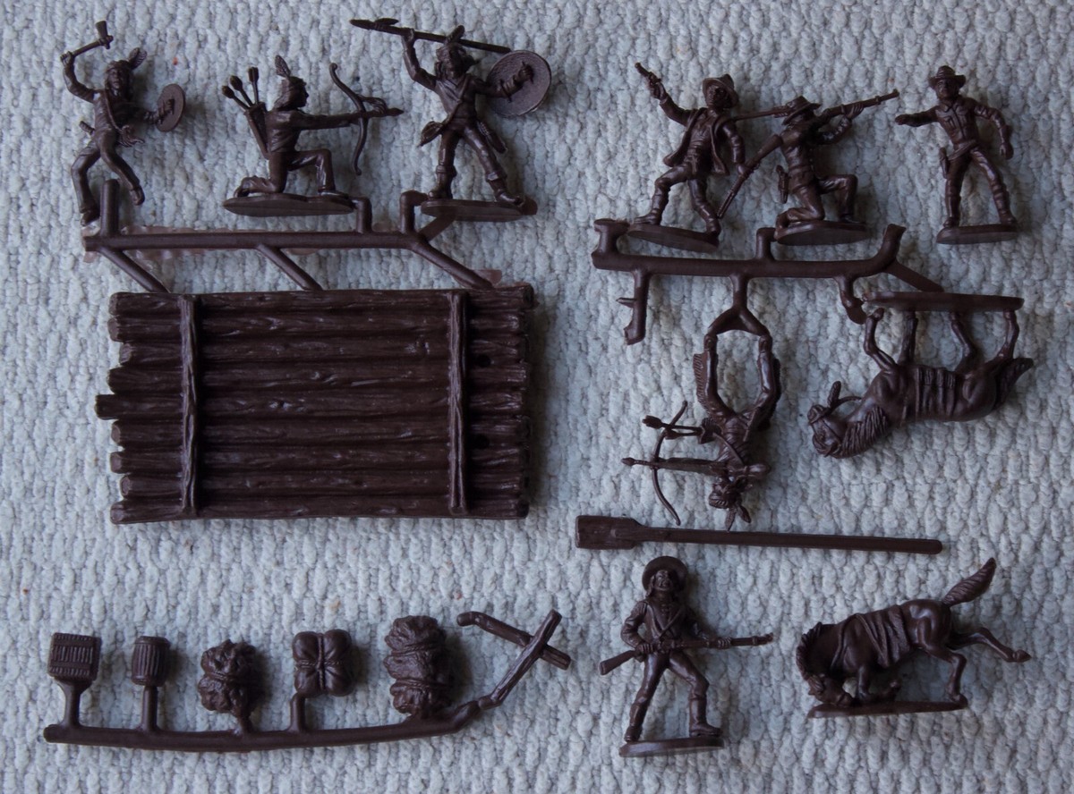 Figurine Atlantic Kit Carson Cow-boy 1/32 - Far West Story 1208 - Occasion Originale