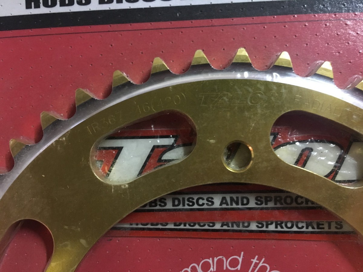 TALON Rear Sprocket, TR367-46T-(420) Radialite, Kawasaki KX65 1999-2004 RM65 | eBay TALON Rear Sprocket, TR367-46T-(420) Radialite, Kawasaki KX65 1999-2004 RM65 | eBay