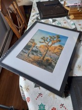 11X17 Picture Frame Black, Engineered Wood Frame Display Photo 8X12 with Mat or