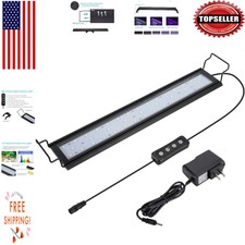 14W Full Spectrum LED Aquarium Light with Extendable Brackets for 18-24" Tanks