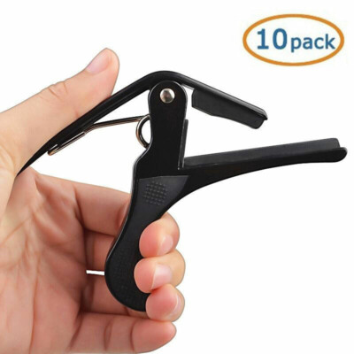 10-Lot Clamp Key Trigger Capo For Acoustic or Electric Guitar GCAP8-BL-Q10