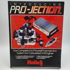 Holley Pro-jection Fuel Injection System V8 Engines Advertising Fold Brochure