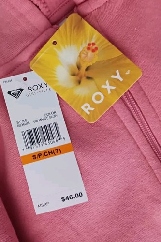 NEW ROXY Signature Flowers Graphic Pockets Prints Zip-Up Jacket Sz.Small ( 7 ) - Picture 4 of 10
