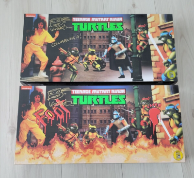2016 SDCC Neca  TMNT Arcade Game Hero & Foot Clan Figure Set
