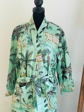 Cotton Kimono Block Print Robe Best Gifts For Her Indian Bathrobe Gift For Her