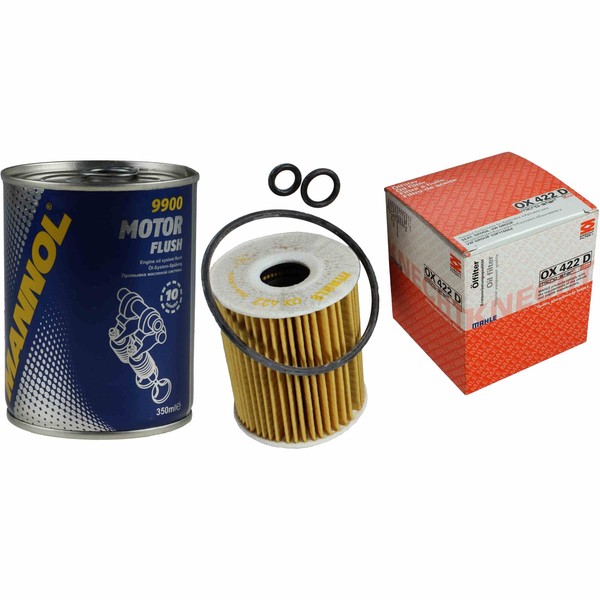 Original Mahle / Knecht ÖLfilter OX 422D + SCT Motor Flush MotorspüLung-image