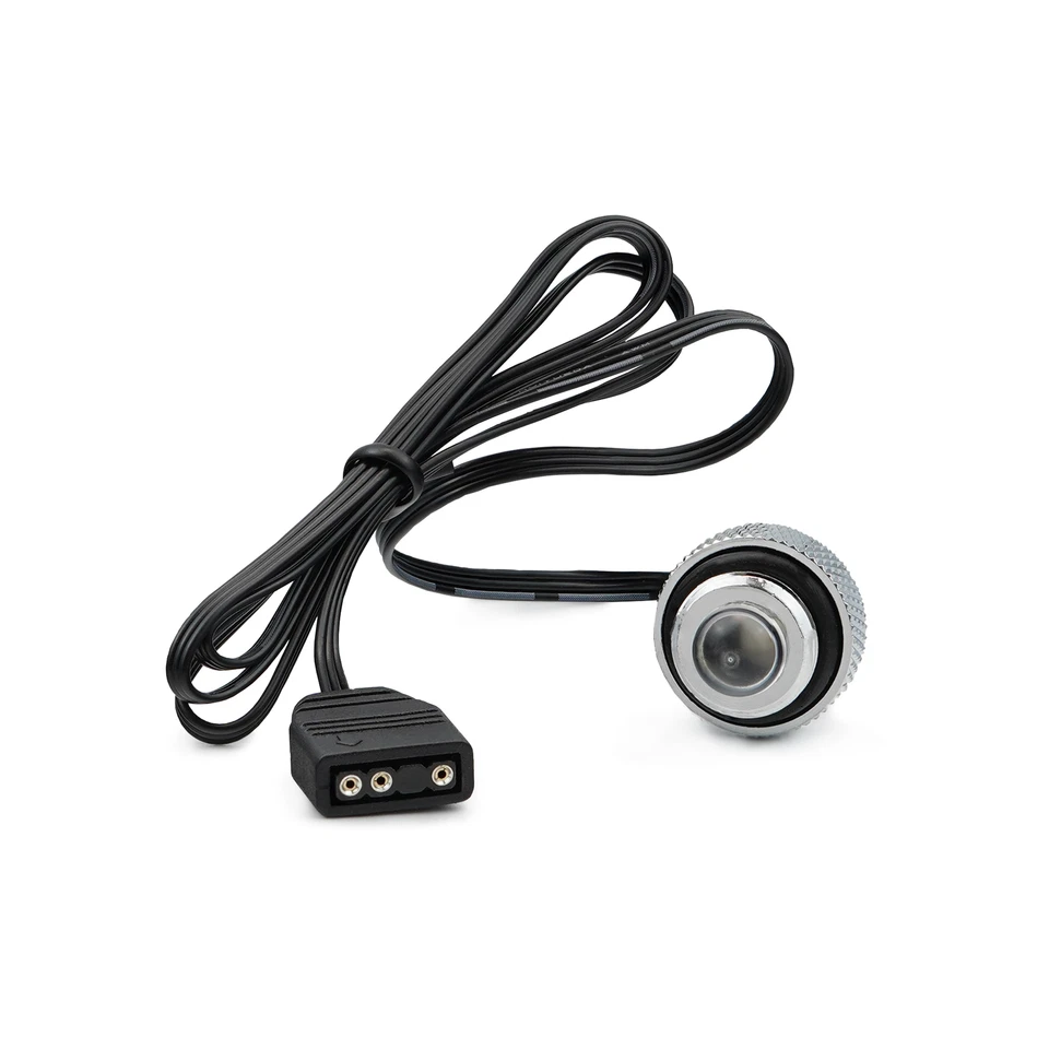 XSPC ARGB LED Verschlussstopfen, G1/4, 5V 3Pin - chrome - Bild 2 von 4