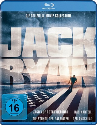 ALEC BALDWIN,SEAN CONNERY BEN AFFLECK - JACK RYAN BOX  4 BLU-RAY NEU 