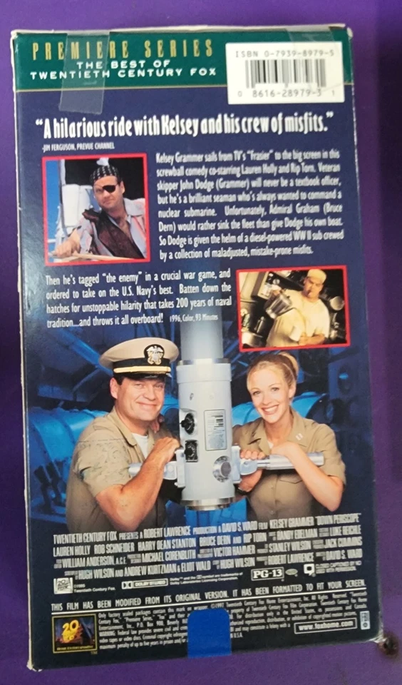 Down Periscope (VHS, 1996) Kelsey Grammer Foto 2 de 4
