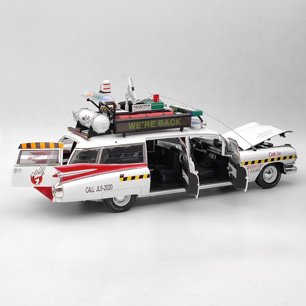 HOT WHEELS X5470 1/18 Cadillac Ghostbusters II ECTO 1A Elite