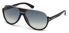 Tom Ford FT 0334 Dimitry 02W Black Ruthenium/Blue Gradient Sunglasses