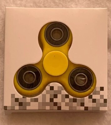 Fidget Spinner Hand Spinners Toy Anxiety Stress Relief Focus Yellow