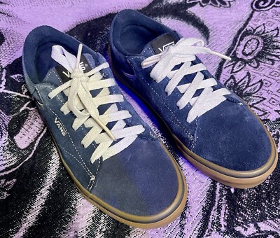 VANS Seldan Blue Suede Gum Sole Lace Up Low Top Youth Skate
