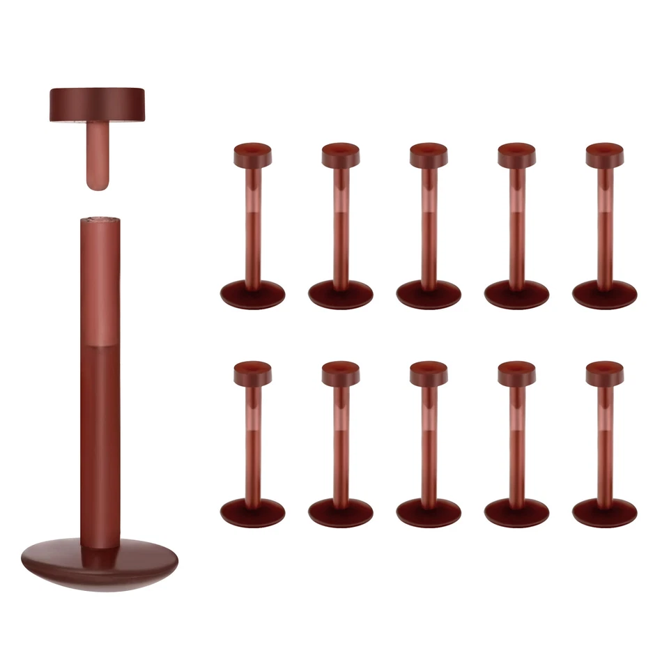 Pernos labiales de silicona 20 piezas 16G empujar tapa plana Labret anillo retenedores pendiente piercing Foto 3 de 4