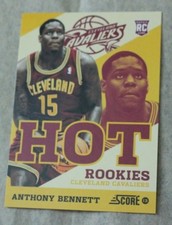 Panini Score 2013 Anthony Bennett Cleveland Cavaliers 'Hot Rookies' Card #1