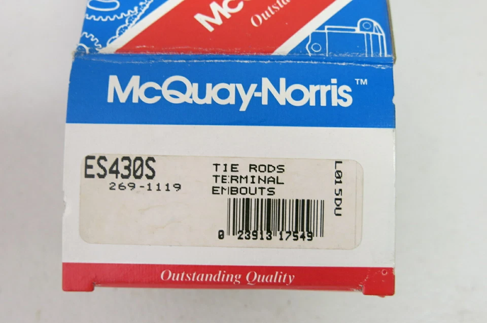 Mangas de ajuste McQuay-Norris Tie Rod para Dodge Chrysler (ES430S) Foto 3 de 3