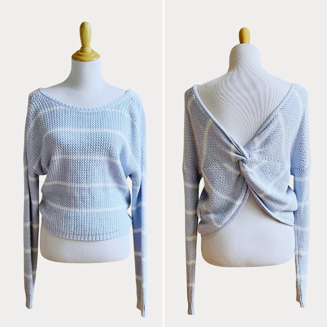 Twist back outlet sweater hollister
