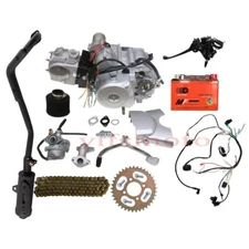125cc 4-stroke Engine Motor w/Battery for Go Kart 4 Wheeler TRX90 Apollo SSR SDG