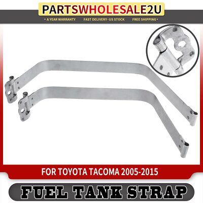2x Fuel Tank Straps for Toyota Tacoma 2005-2012 2014-2020 Petrol