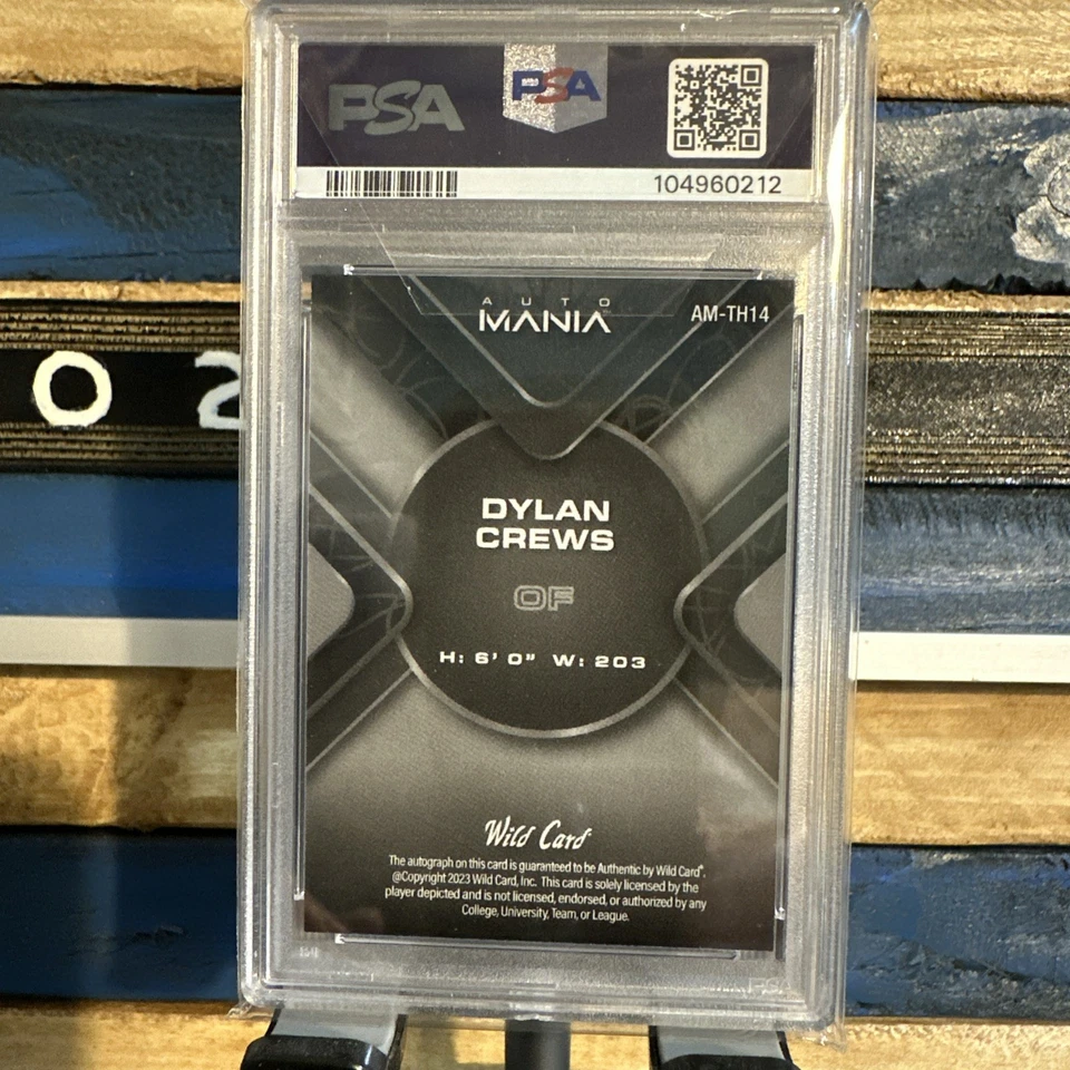 2023 wildcard automania Dylan Cruz AU - TRI – Kaleidoscope – gold 2/4 Psa 10 - Image 2 of 2