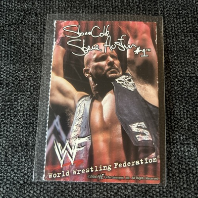 #ad 2000 WWF GOOD HUMOR ICE CREAM CARD #1 STONE COLD STEVE AUSTIN WWE WCW ECW Rare $49.95