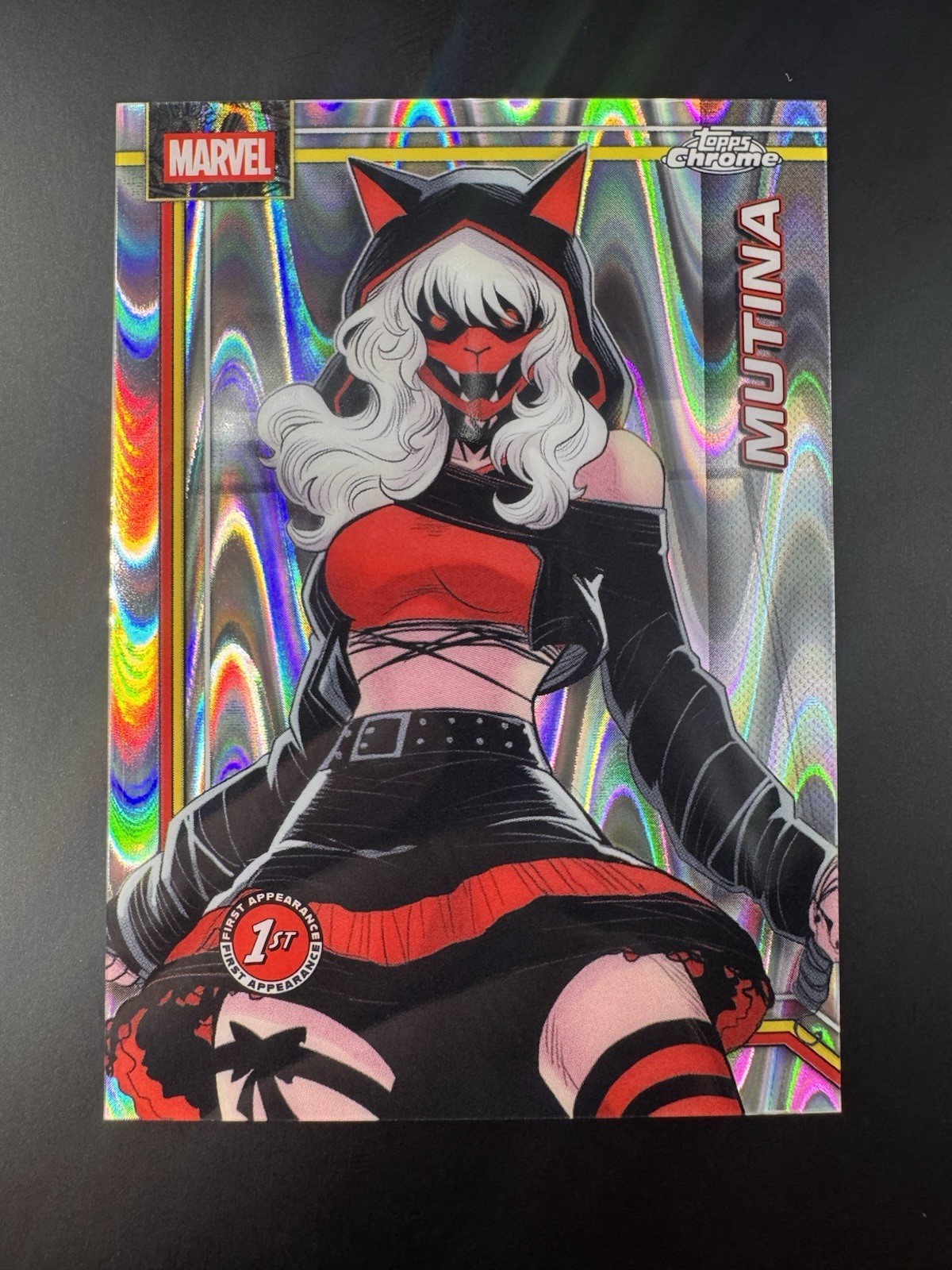 2026 Topps Chrome Marvel Mutina #084 1st Appearance Raywave Trading Card