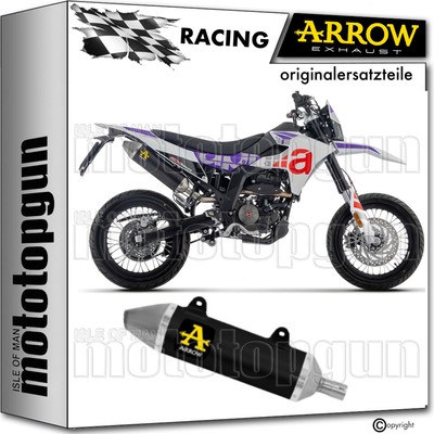 ARROW AUSPUFF RACE THUNDER ALUMINIUM SCHWARZ APRILIA RX SX 125 2025 25