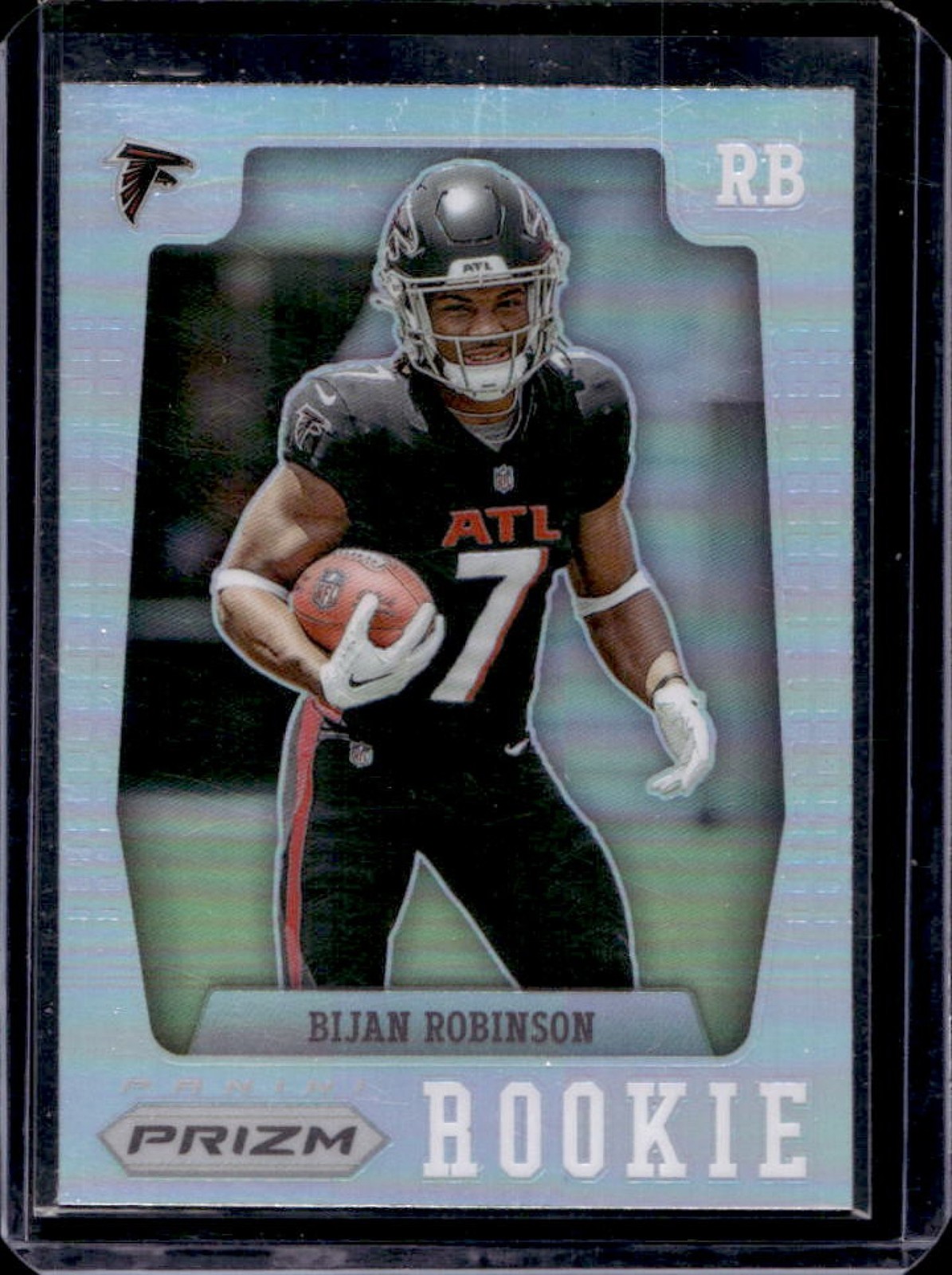 2023 Prizm Bijan Robinson Flashback Rookie Prizms Silver RC #PFR-6 Falcons