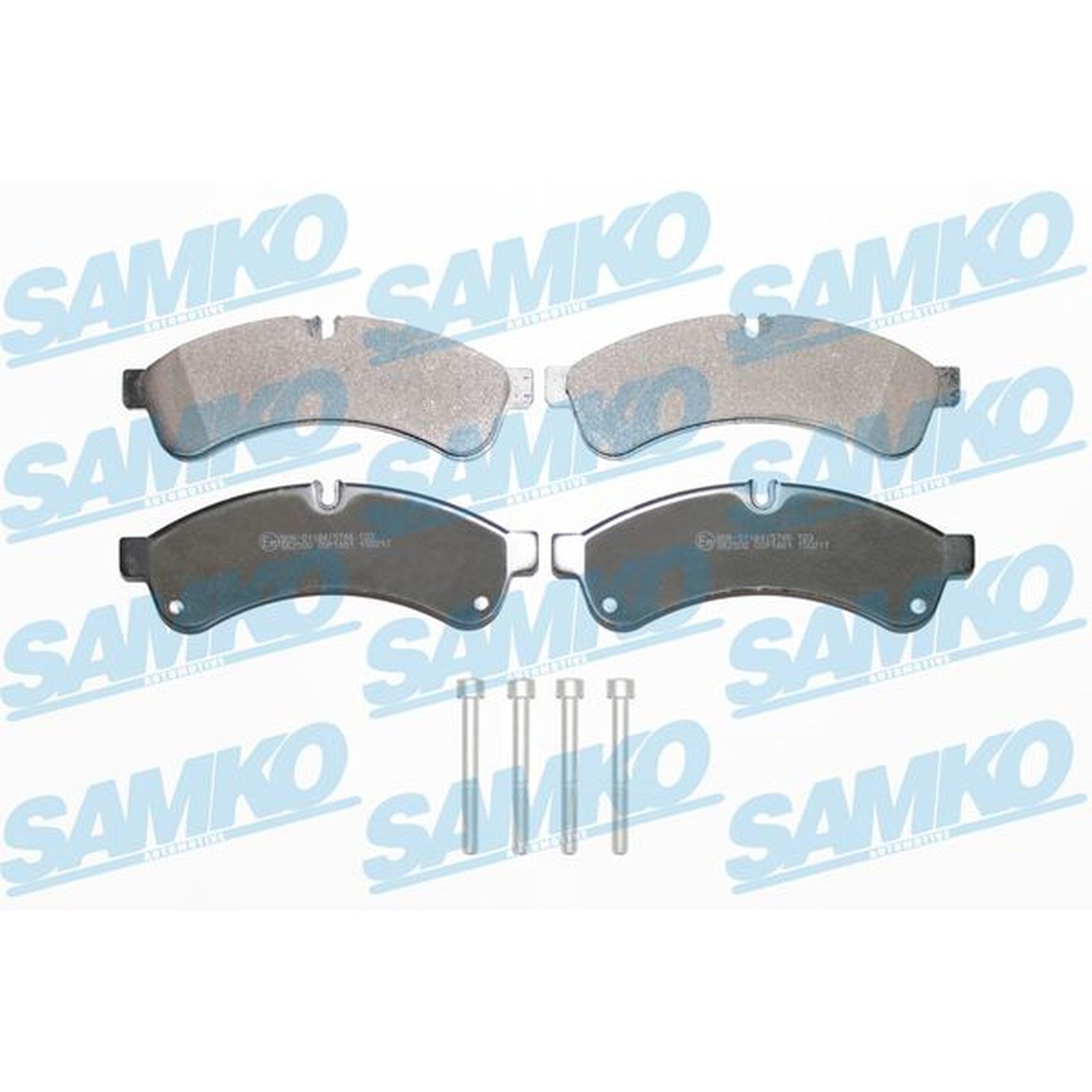 1x ORIGINAL® SAMKO Bremsbelagsatz, Scheibenbremse Hinten für Iveco DAILY IV