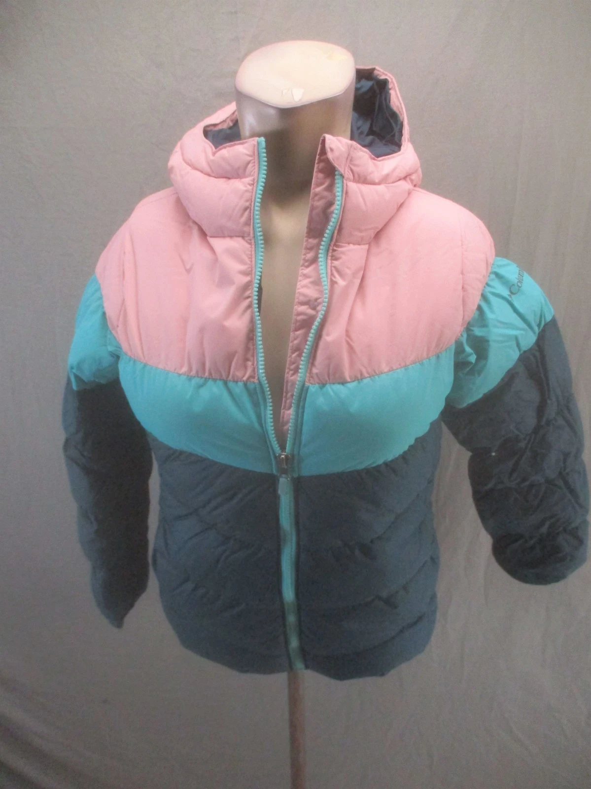 Columbia Size M (10/12) Kids Multicolor Hooded Zip Pockets Quilted Jacket 606
Opens in a new window 