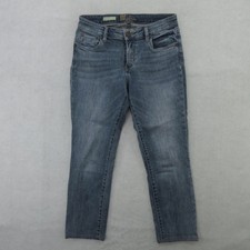 Kut From The Kloth Katy Boyfriend Jeans Womens 2 Blue Mid Rise Stretch Denim