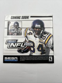 NCAA College Football 2K2: Road to the Rose Bowl (Sega Dreamcast, 2001) CIB