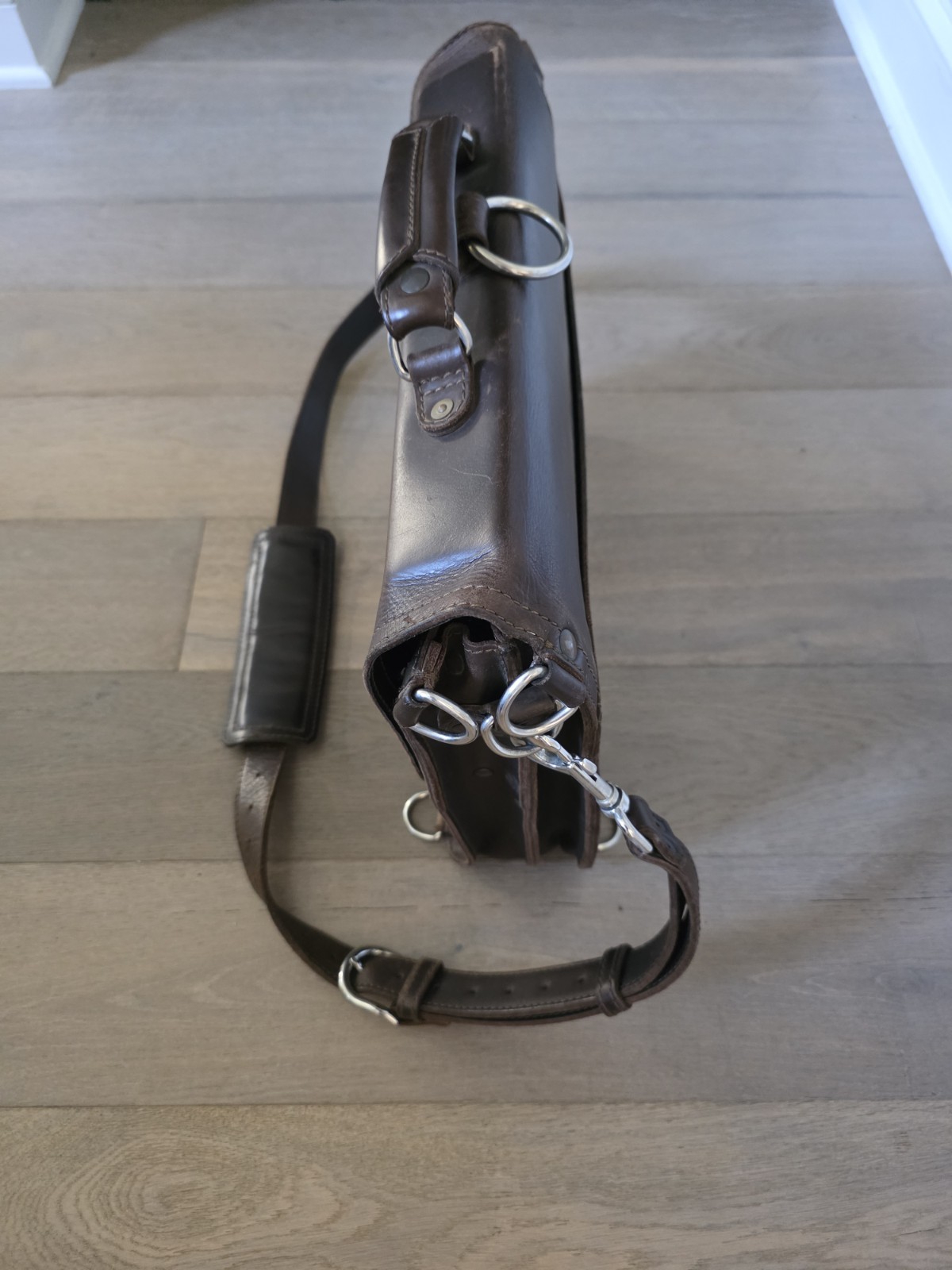 Saddleback Leather Thin Briefcase, Large, Dark Co… - image 4